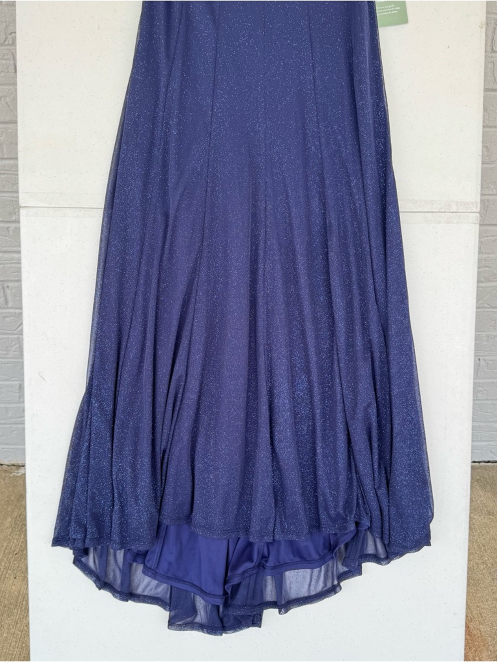 NEW! J.Taylor Blue Sparkle Formal Dress Women's 12 - Picture 4 of 12